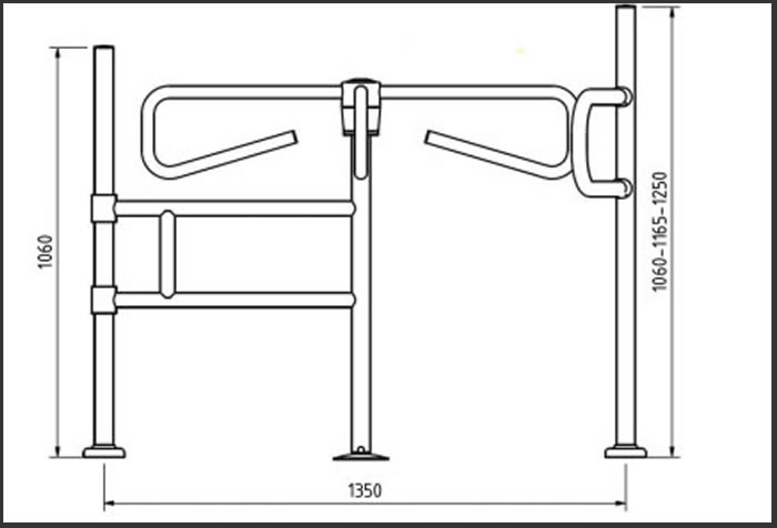 Turnstile PathMinder Access Control and Attendance stand alone product